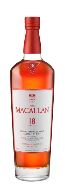 ウイスキー The Macallan 18 Year Old Sherry Oak 700m The Macallan 18 Years Old SHERRY OAK CASK Highland Single