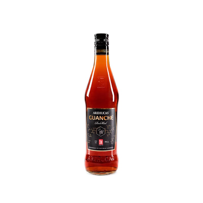 Ron Miel Arehucas Honey Rum Liqueur Guanche 70 cl